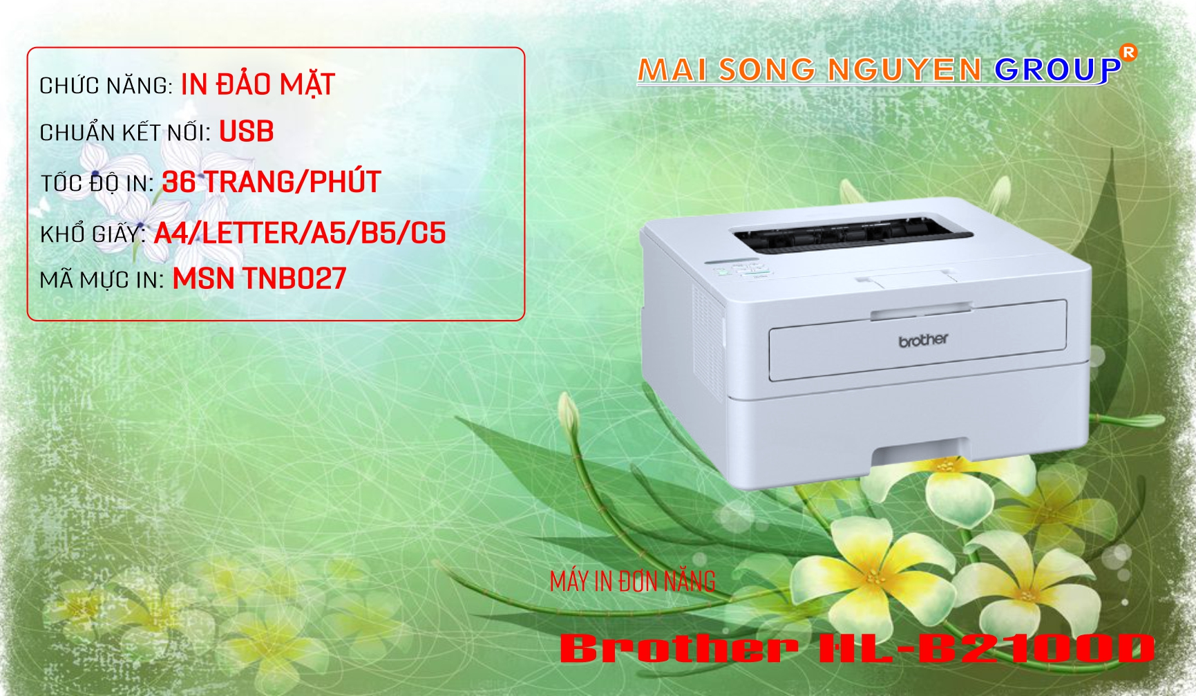 Máy In Laser Brother HL-2100D