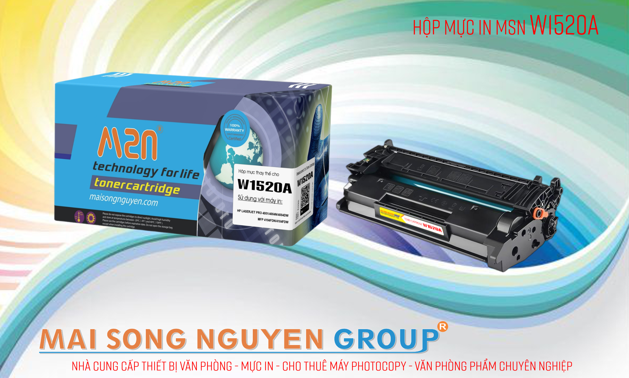 Hộp mực in MSN W1520A